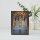 Organe d'abbaye de Tewkesbury, carte postale (Debout devant)