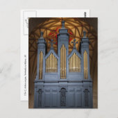 Organe d'abbaye de Tewkesbury, carte postale (Devant / Derrière)