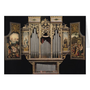 Organe de choeur avec les panneaux ouverts