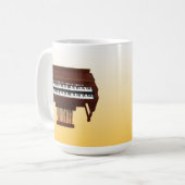 Organe de double Decker : modèle 3D : Tasse de (Devant gauche)