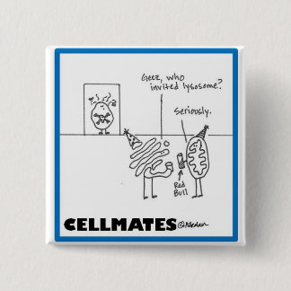 Organelle Vierkante Button 5,1 Cm