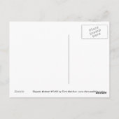 Organic Abstract #1455 Briefkaart (Achterkant)