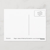 Organic abstract #1466 briefkaart (Achterkant)