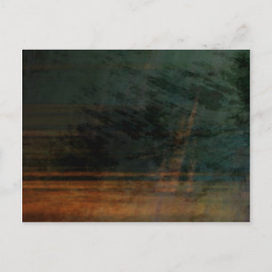 Organic abstract #1466 briefkaart
