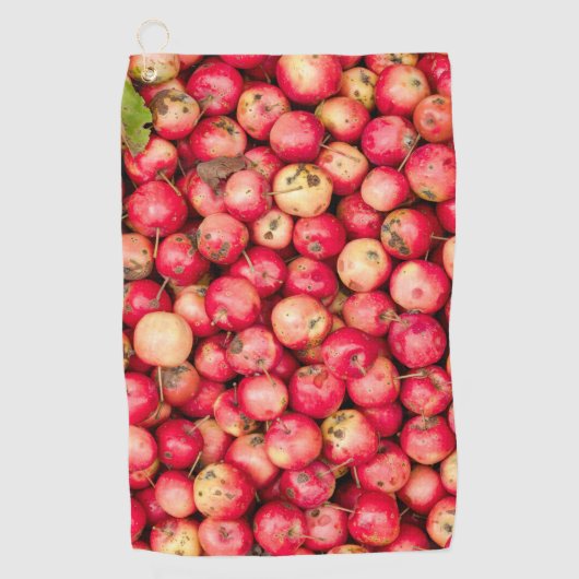 Organic Apple Golfhanddoek (Voorkant)