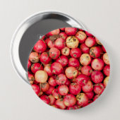 Organic Apple Ronde Button 4,0 Cm (Voorkant /achterkant)