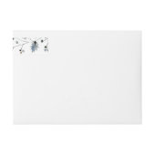 Organic Berry Kerstfeestay Return address (Voorkant)