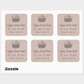 Organic Brown Bread Sticker (Feuille)
