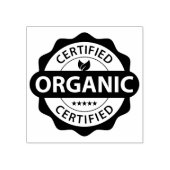Organic Certified, Bio, Eco Friendly Rubberstempel (Afrduk)