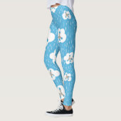 Organic Chemistry Molecules Blue Science Geek Leggings (Links)