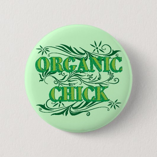 Organic Chick Ronde Button 5,7 Cm (Voorkant)