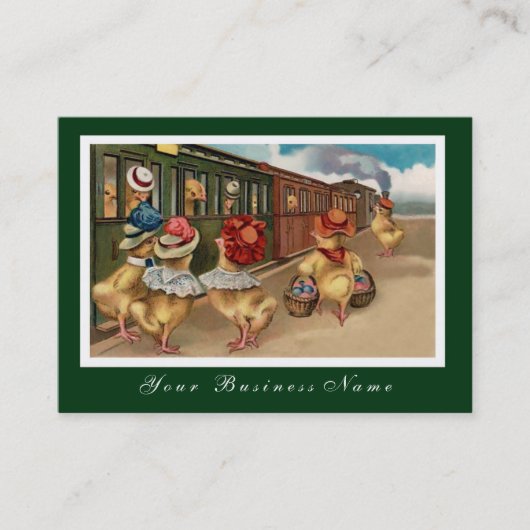 Organic Chicken Boerderij Visitekaartje Free Range (Voorkant)