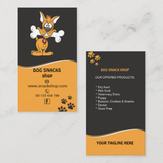 Organic & Eco-Friendly Pet Products Business Card Visitekaartje