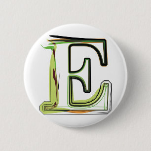 Organic Font Illustration Ronde Button 5,7 Cm