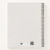 Organic Geometry Fusion | Watercolour & Geometric Notitieboek (Achterkant)