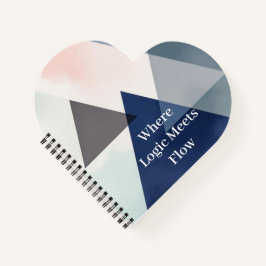 Organic Geometry Fusion | Watercolour Notitieboek