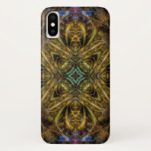Organic Gold Fractal Art iPhone 3 Case-Mate Hoesje (Achterkant)