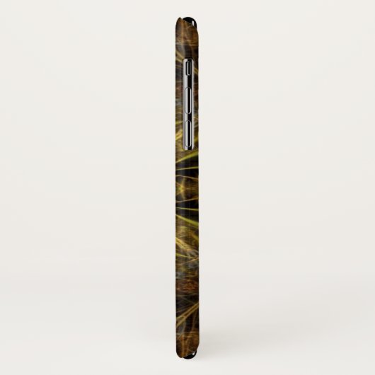 Organic Gold Fractal Art iPhone 3 Case-Mate Hoesje (Achterkant/links)