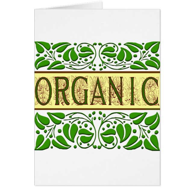 Organic Green Slogan (Voorkant)