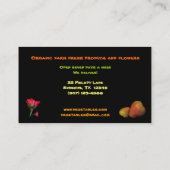 Organic Grocery Visitekaartje (Achterkant)