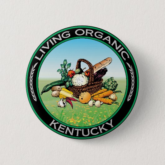 Organic Kentucky Ronde Button 5,7 Cm (Voorkant)