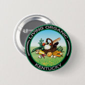 Organic Kentucky Ronde Button 5,7 Cm (Voorkant /achterkant)