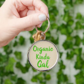 Organic Kinda Gal Green Sleutelhanger (Hand)