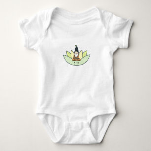 Organic meditating gnome romper