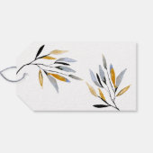 Organic Natural Kerstfeestay Gift Label Cadeaulabel (Achterkant Horizontaal)