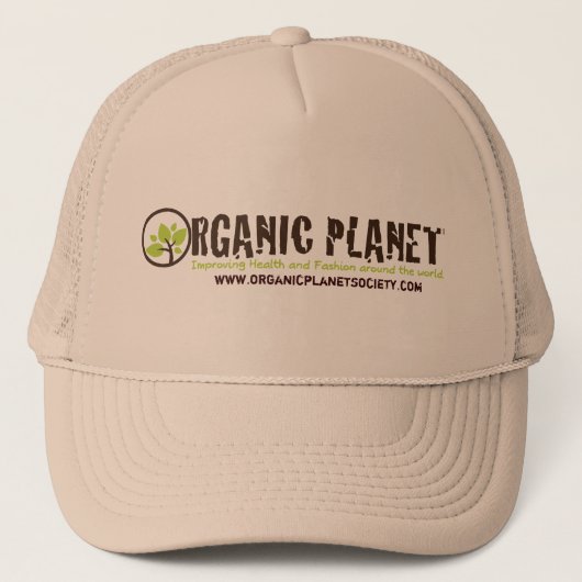Organic Planet Trucker Hats Trucker Pet (Voorkant)