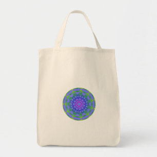 Organic Rainbow Mandala Tribal Grocery Bag Tas