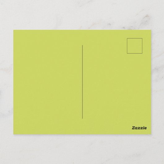 Organic Realistic Leaf Collage Greenery Briefkaart (Achterkant)