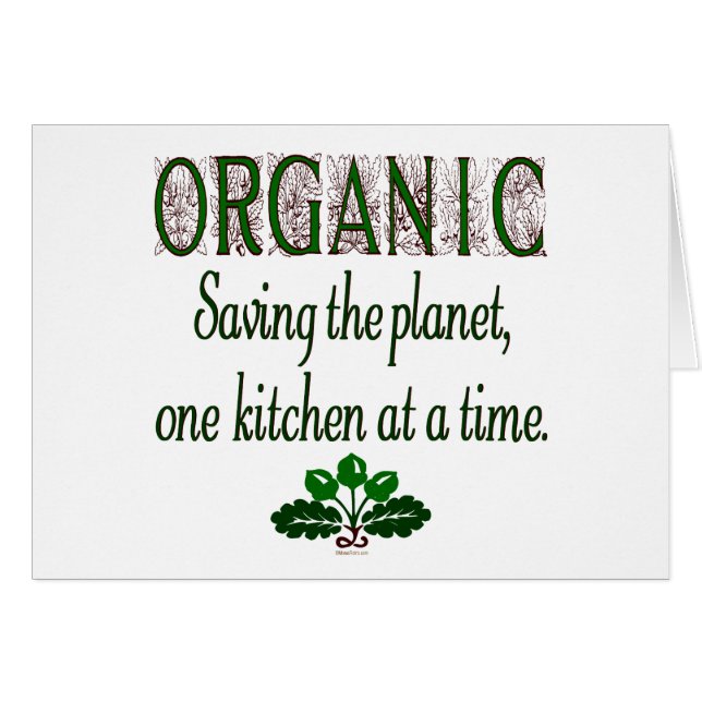 Organic Saving the Planet Kitchen Dire (Devant horizontal)