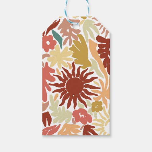 ORGANIC SUN TAG CADEAULABEL (Voorkant)