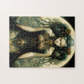 Organic Tech Woman Fantasy Sci-Fi Legpuzzel (Horizontaal)