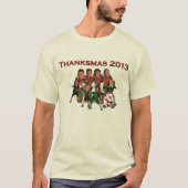Organic Thanksmas 2013 T T-shirt (Voorkant)