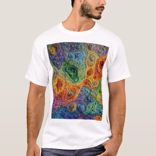 Organic Waves T-shirt (Voorkant)