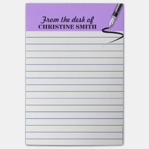 Organisateur de bureau PURPLE Post-it® note PERSO
