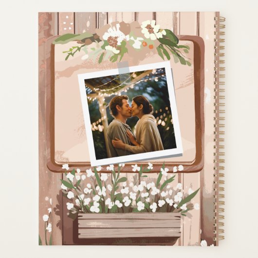 Organisateur de mariage dans une grange rustique | (Dos)