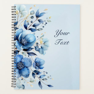 Organisateur de mariage Fleurs Bleues Aquarelle