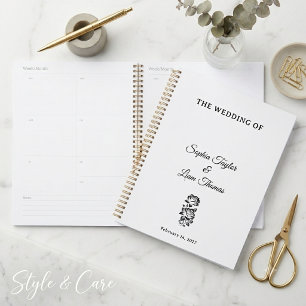 Organisateur de mariage minimaliste et élégant