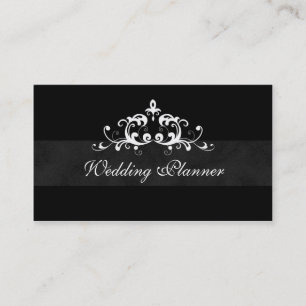 Organisateur formel de mariage de carte de visite