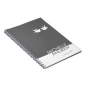 Organisateur moderne de livre d'invité de mariage (Côté Droit)