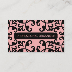 Organisateur professionnel Damask Carte de visite