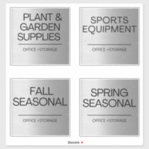 Organisatie Zilverlabels voor opslag