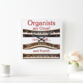 Organisaties are Great square clock Vierkante Klok (Huis)