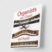 Organisaties are Great square clock Vierkante Klok (Hoek)