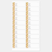 Organisation de cuisine Étiquettes alimentaires Sa (Feuille)