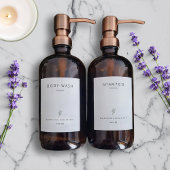 Organisation de salle de bain étiquette imperméabl