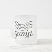 Organisatorisch personeel matglas koffiemok (Voorkant links)